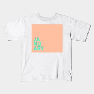 January crayola Kids T-Shirt